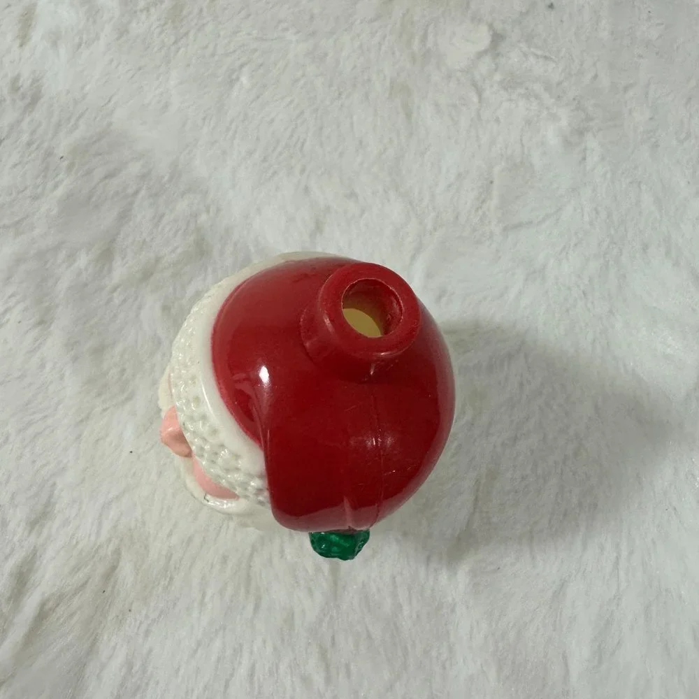 Vintage Santa Head Blow Mold String Light Covers Set Of 20 Rare Christmas! 🎅
